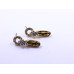 Elegant Stone Drop Earrings (Available in Pink, Red, Topaz-style, and Citrine-style colors)