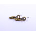 Elegant Stone Drop Earrings (Available in Pink, Red, Topaz-style, and Citrine-style colors)