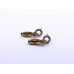 Elegant Stone Drop Earrings (Available in Pink, Red, Topaz-style, and Citrine-style colors)