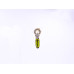 Elegant Stone Drop Earrings (Available in Pink, Red, Topaz-style, and Citrine-style colors)