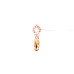 Elegant Stone Drop Earrings (Available in Pink, Red, Topaz-style, and Citrine-style colors)