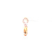 Elegant Stone Drop Earrings (Available in Pink, Red, Topaz-style, and Citrine-style colors)