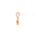 Elegant Stone Drop Earrings (Available in Pink, Red, Topaz-style, and Citrine-style colors)