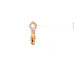 Elegant Stone Drop Earrings (Available in Pink, Red, Topaz-style, and Citrine-style colors)