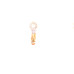 Elegant Stone Drop Earrings (Available in Pink, Red, Topaz-style, and Citrine-style colors)