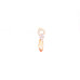 Elegant Stone Drop Earrings (Available in Pink, Red, Topaz-style, and Citrine-style colors)