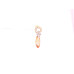 Elegant Stone Drop Earrings (Available in Pink, Red, Topaz-style, and Citrine-style colors)