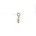 Elegant Stone Drop Earrings (Available in Pink, Red, Topaz-style, and Citrine-style colors)