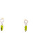 Elegant Stone Drop Earrings (Available in Pink, Red, Topaz-style, and Citrine-style colors)