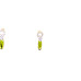 Elegant Stone Drop Earrings (Available in Pink, Red, Topaz-style, and Citrine-style colors)