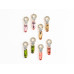 Elegant Stone Drop Earrings (Available in Pink, Red, Topaz-style, and Citrine-style colors)
