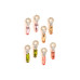Elegant Stone Drop Earrings (Available in Pink, Red, Topaz-style, and Citrine-style colors)