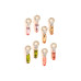 Elegant Stone Drop Earrings (Available in Pink, Red, Topaz-style, and Citrine-style colors)