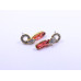 Elegant Stone Drop Earrings (Available in Pink, Red, Topaz-style, and Citrine-style colors)