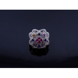 Silver Filigree Cocktail Ring