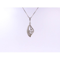 Silver Filigree Pendant Necklace