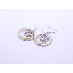 Multi-ring Drop Earrings
