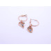 Assymetrical Gem Drop Earrings
