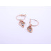 Assymetrical Gem Drop Earrings