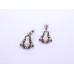 Stone Frog Drop Earrings