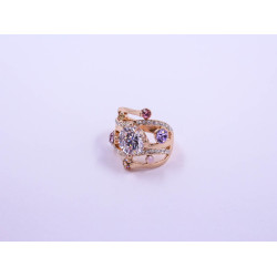 Filgree Gem Accented Ring