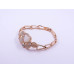 Gold Chain Gem Cluster Bracelet