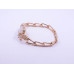 Gold Chain Gem Cluster Bracelet