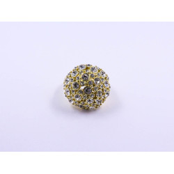 Clear Crystal Cocktail Ring