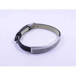 Leather ID Bracelet