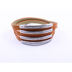 Wraparound Leather Bracelet